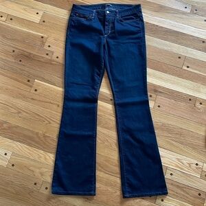 Joe's Jeans Icon PO2P5790 Dark Blue Denim Lisa Wash Boot Cut Flare Women 31